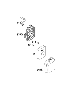 Part Location Diagram of 595493 Briggs and Stratton Cover-air cleaner
